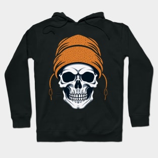 Skull with Cap Hoodie